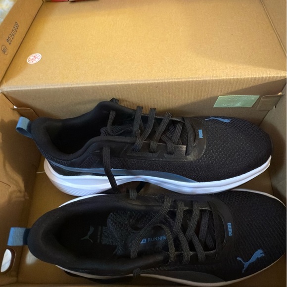 Puma Black and Blue Men’s Athletic Sneakers Sz 8.5 - Picture 6 of 9